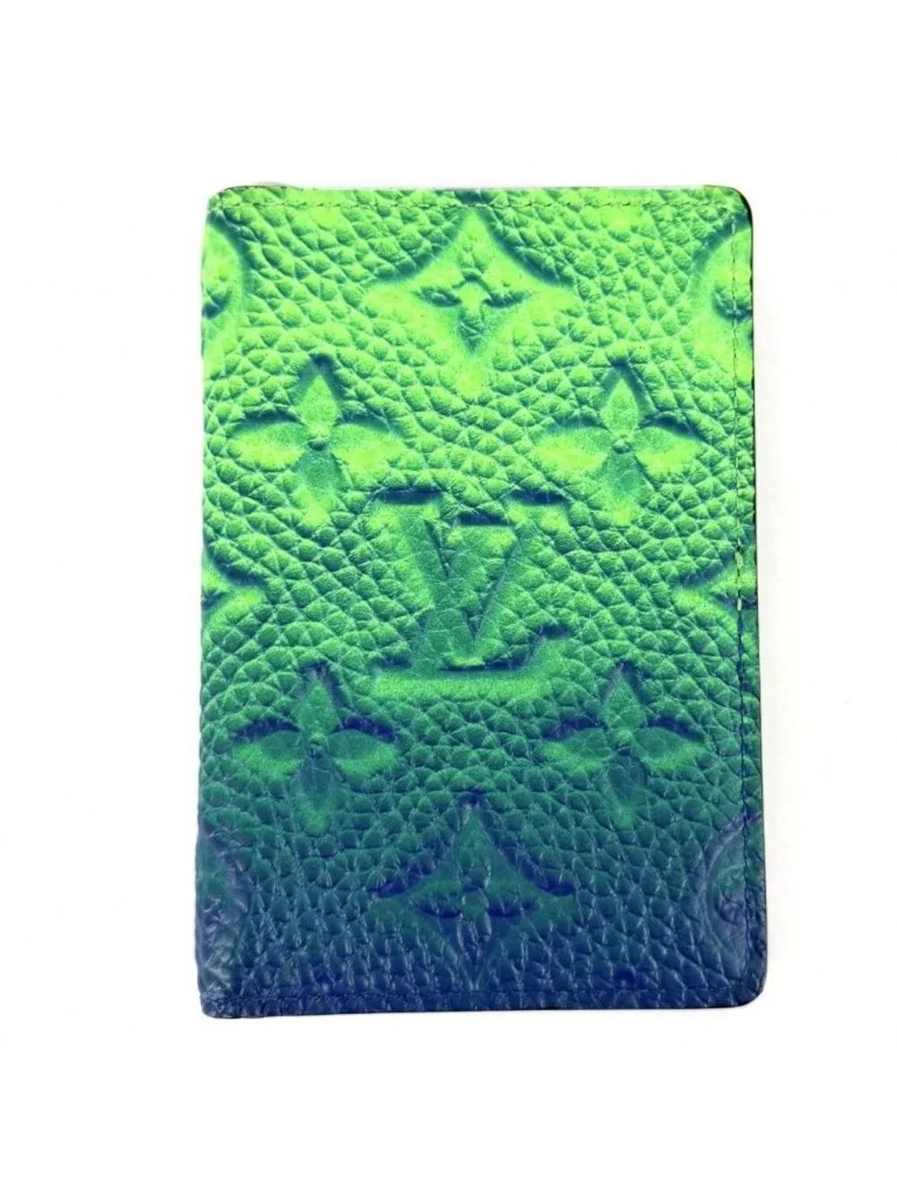 Louis Vuitton Card Case Monogram Embossed Organizer de Poche Business Holder